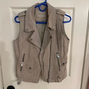 Blank nyc size small leather vest